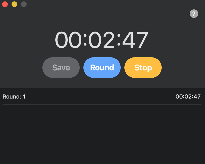 Tempus – Stopwatch for Mac / macOS